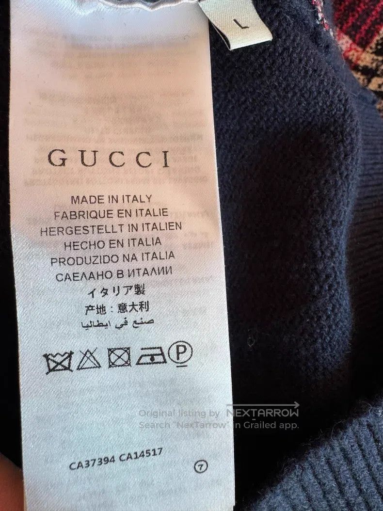 Gucci Gucci Plaid colour-blocked wool cardigan coat Size L / US 10 / IT 46 - 4 Thumbnail