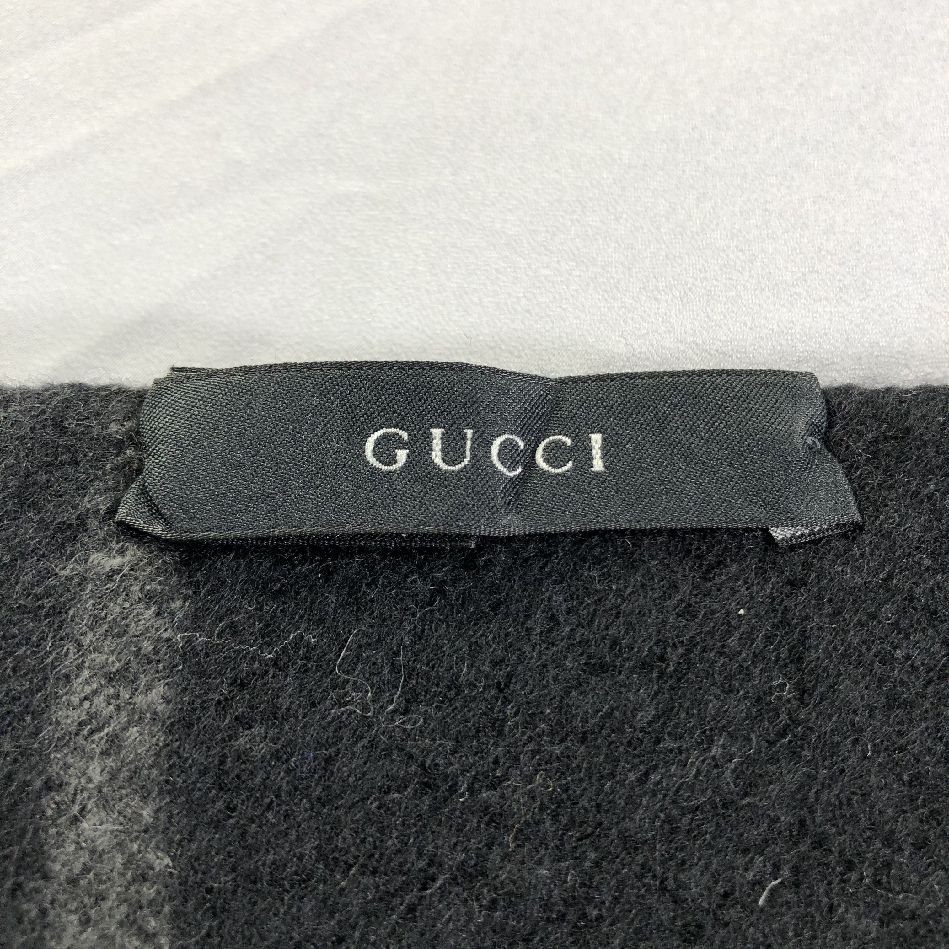 Gucci Gucci Wool Scarf Muffler Neck Wrap V2440 Size ONE SIZE - 7 Thumbnail