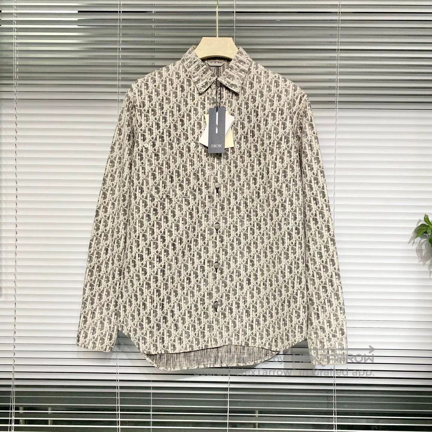 Dior Dior Oblique Denim Gray Shirt Jacket. Size US M / EU 48-50 / 2 - 1 Thumbnail