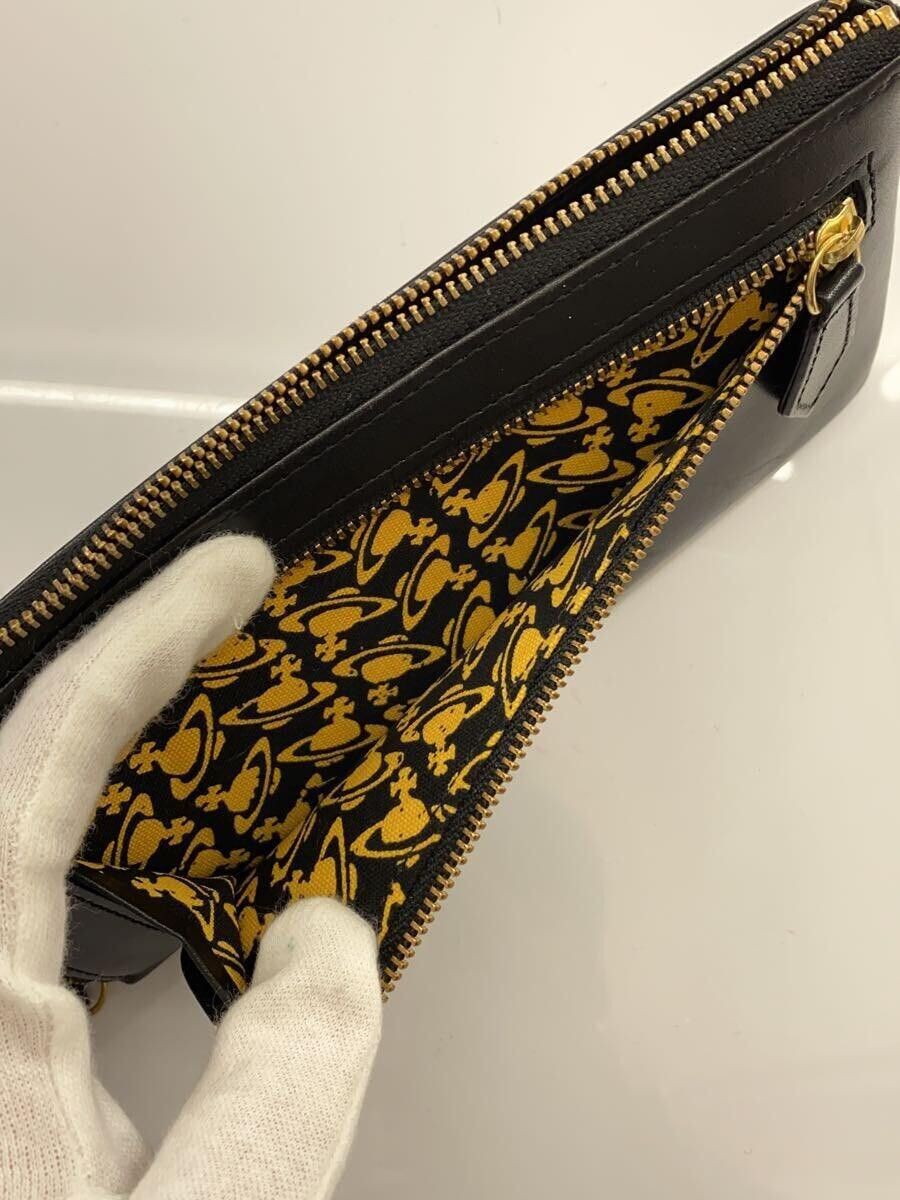 Vivienne Westwood Vivienne Westwood Vintage Water Orb Lthr Long Wallet Black Size ONE SIZE - 8 Thumbnail
