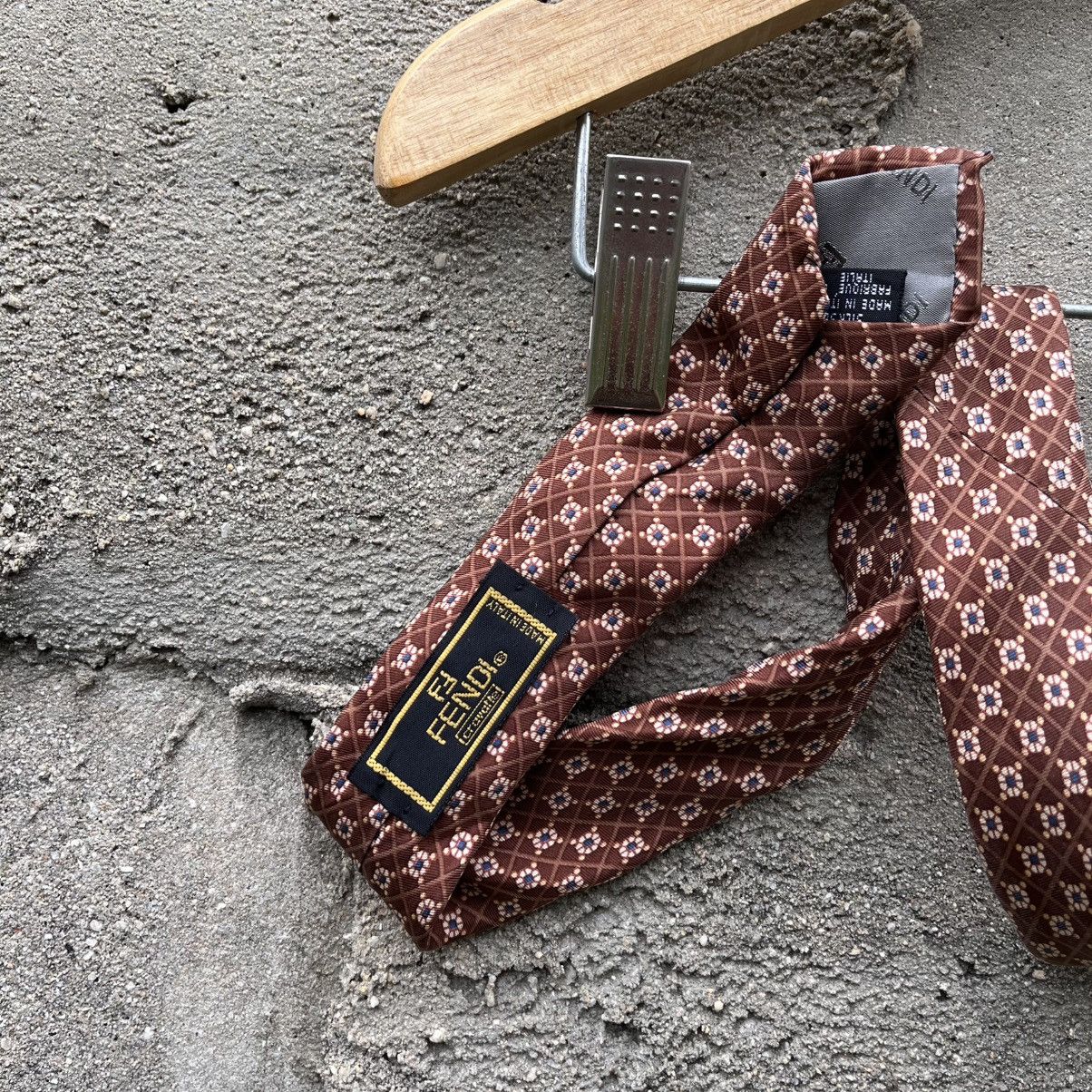 Fendi Fendi vintage silk tie Size ONE SIZE - 5 Thumbnail