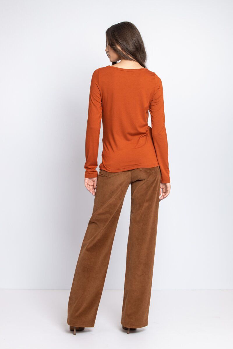 Other Ivko Woman Viscose Boat-Neck Long Sleeve T-Shirt Size 42 Size XL / US 12-14 / IT 48-50 - 4 Thumbnail