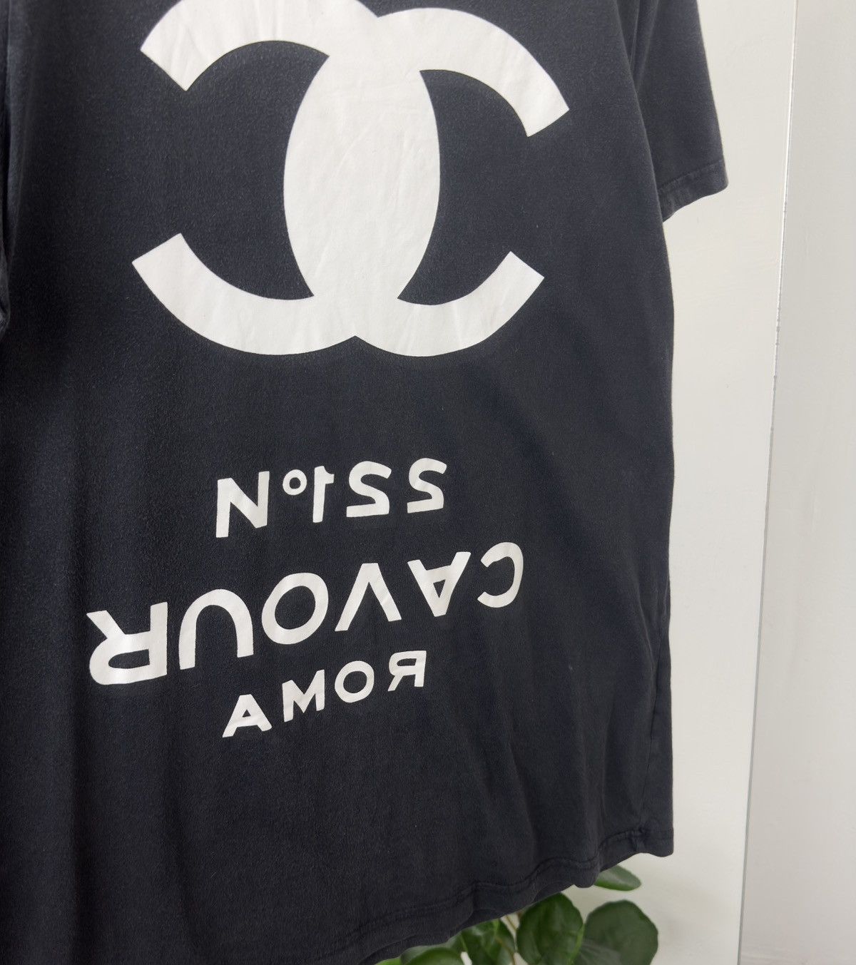 Other T-shirt mod. Cavour Roma 221 black oversized Y2K style Size L / US 10 / IT 46 - 3 Thumbnail