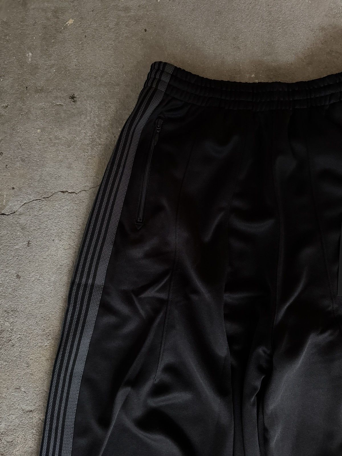 Needles Needles HD Track Pants Poly Smooth Black/Grey Size US 30 / EU 46 - 3 Thumbnail