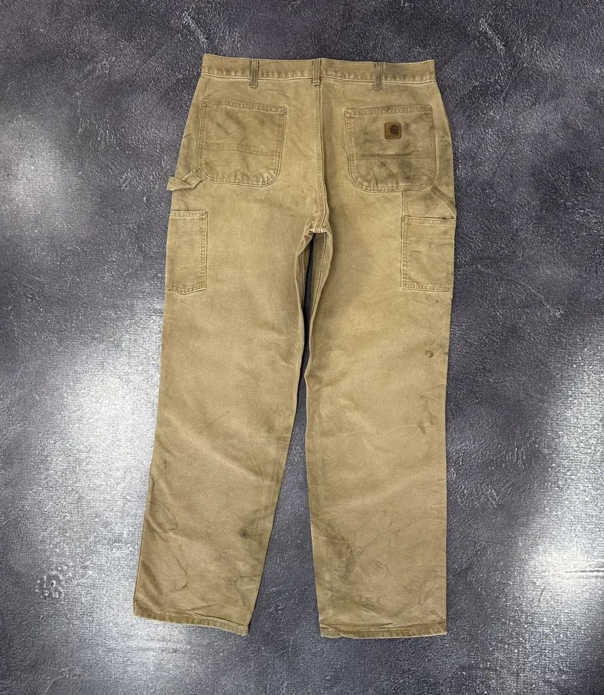 Carhartt × Vintage Vintage Carhartt Distressed Dungaree Fit Hype Baggy Pants Size US 36 / EU 52 - 1 Thumbnail