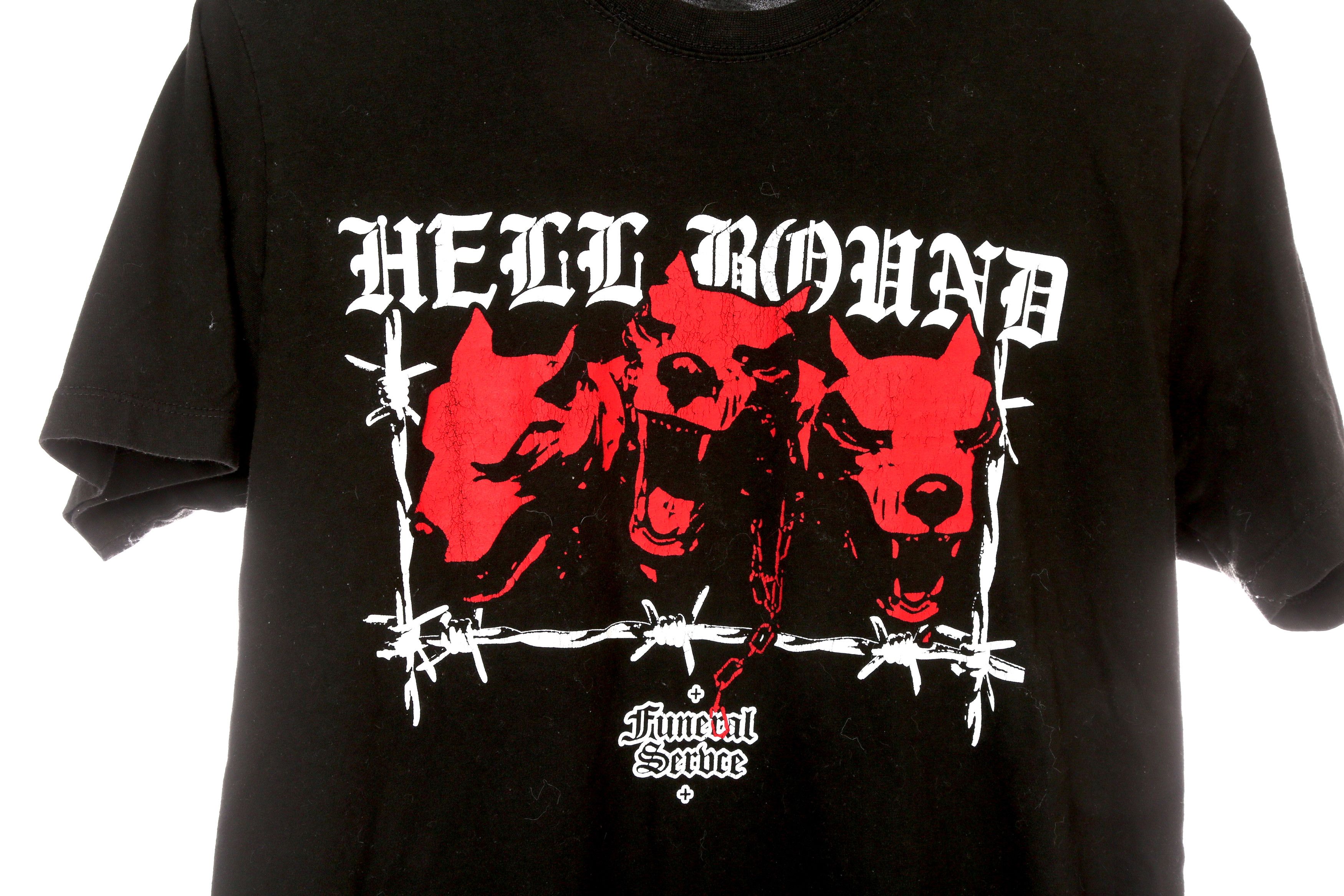 Goth Money × Rap Tees FuneralServce Hellhound Tee Size US M / EU 48-50 / 2 - 2 Thumbnail