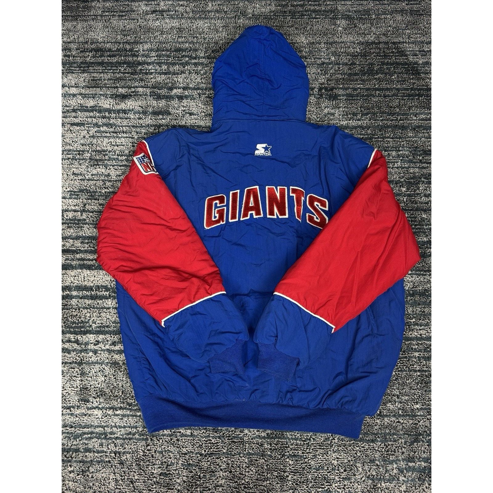 Starter New York Giants 1990s Vintage NFL Satin Starter SZ XL Size US XL / EU 56 / 4 - 3 Thumbnail