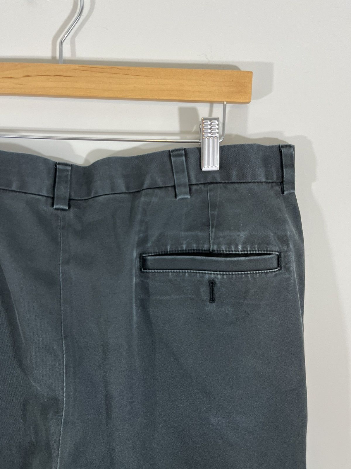 Vintage Thrashed Faded Blank Raw Hem Basic Pants Size US 36 / EU 52 - 12 Thumbnail