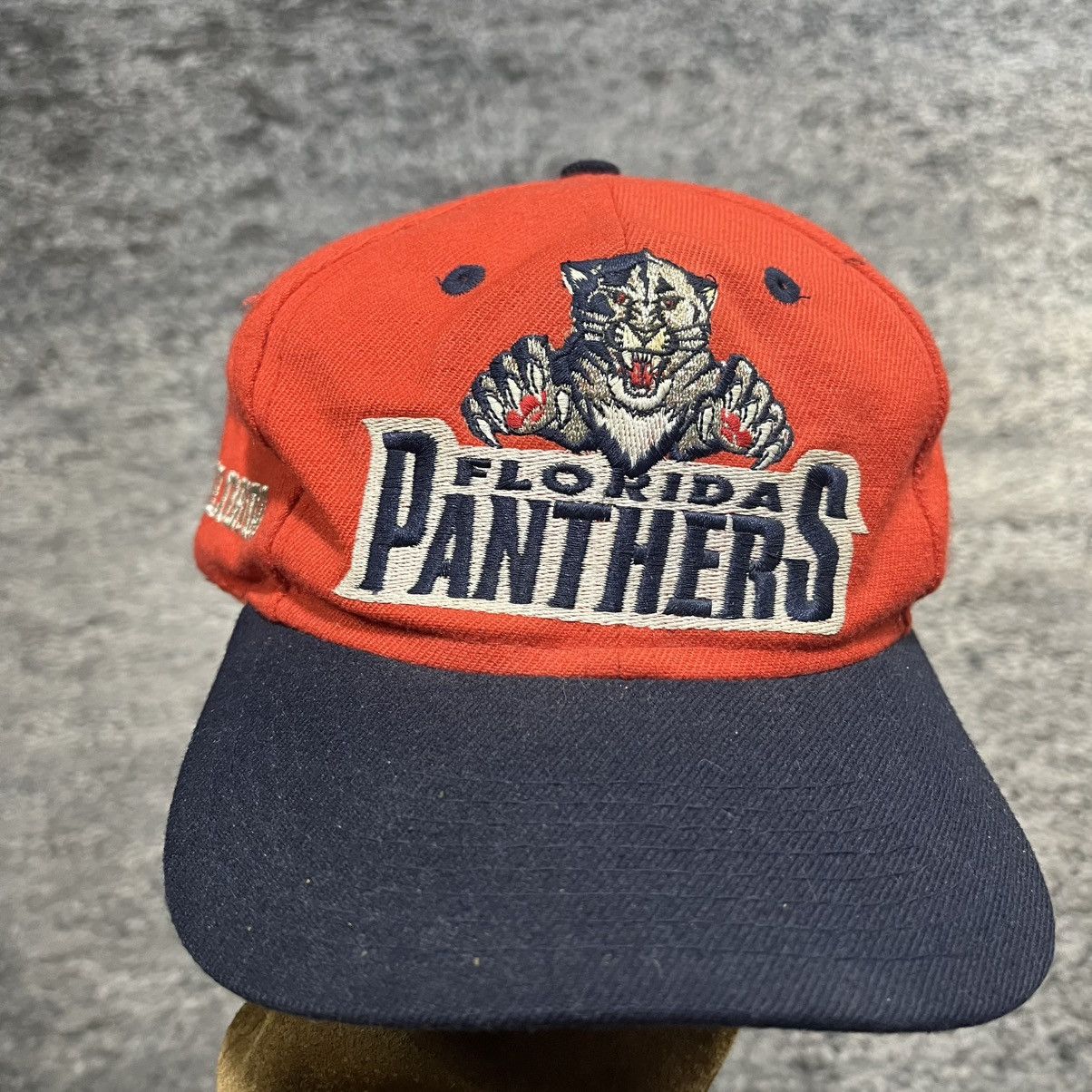 NHL Vintage 90s Florida Panthers NFL Embroidered Snapback Hat Size ONE SIZE - 2 Thumbnail