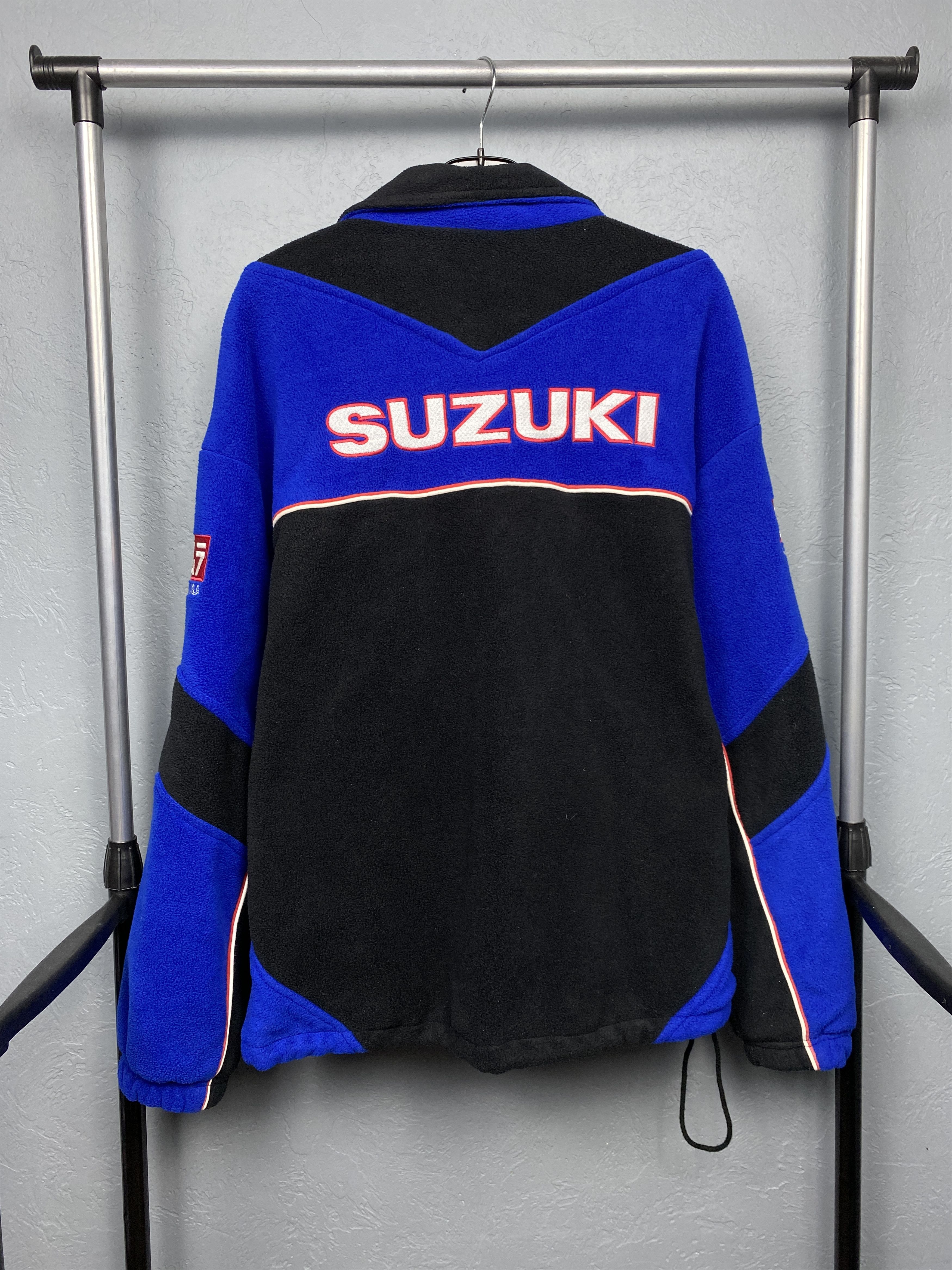 Japanese Brand × Vintage Suzuki Crescent Racing Team Vintage Mens Fleece Jacket Size US XL / EU 56 / 4 - 8 Thumbnail