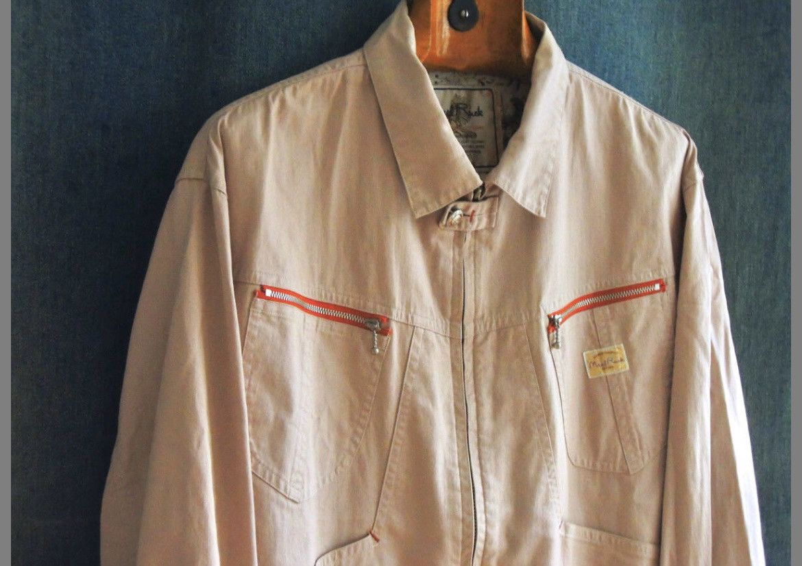 Vintage 1980s vintage MAUL RUCK Takeo Kikuchi zip-up work jacket Size US S / EU 44-46 / 1 - 2 Thumbnail