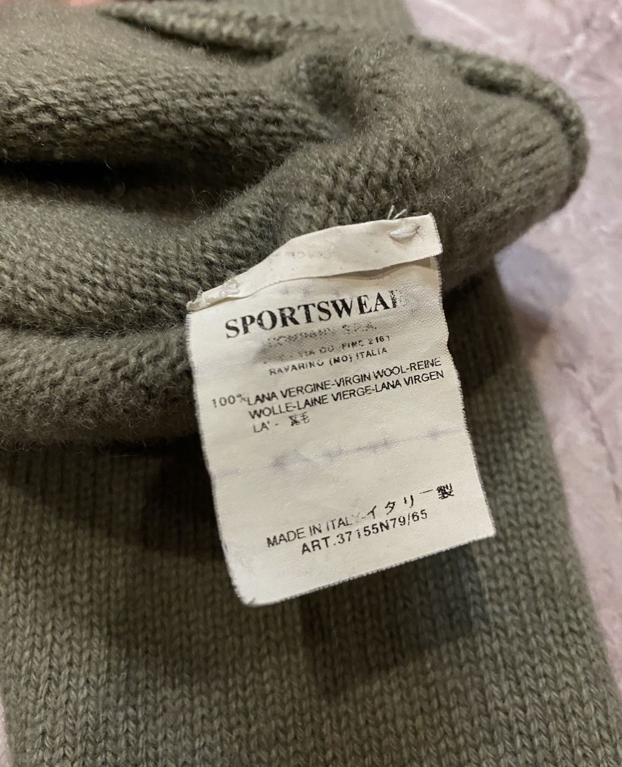 Stone Island × Vintage Stone island Knitwear sweatshirt Size US M / EU 48-50 / 2 - 7 Thumbnail