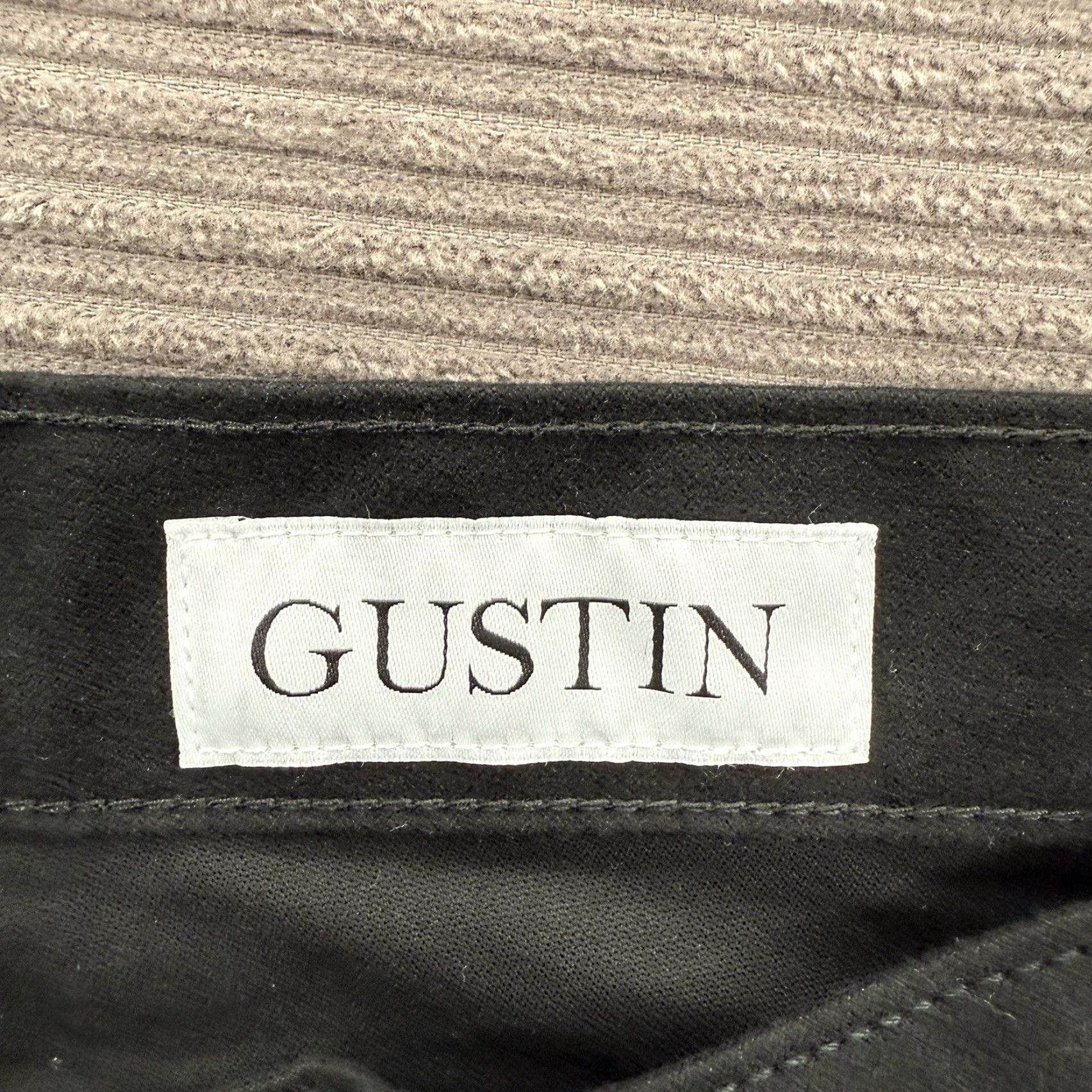 Gustin Gustin Jeans Men Slim 30/33 Black Denim Button Fly Straight Jeans Size US 30 / EU 46 - 4 Thumbnail