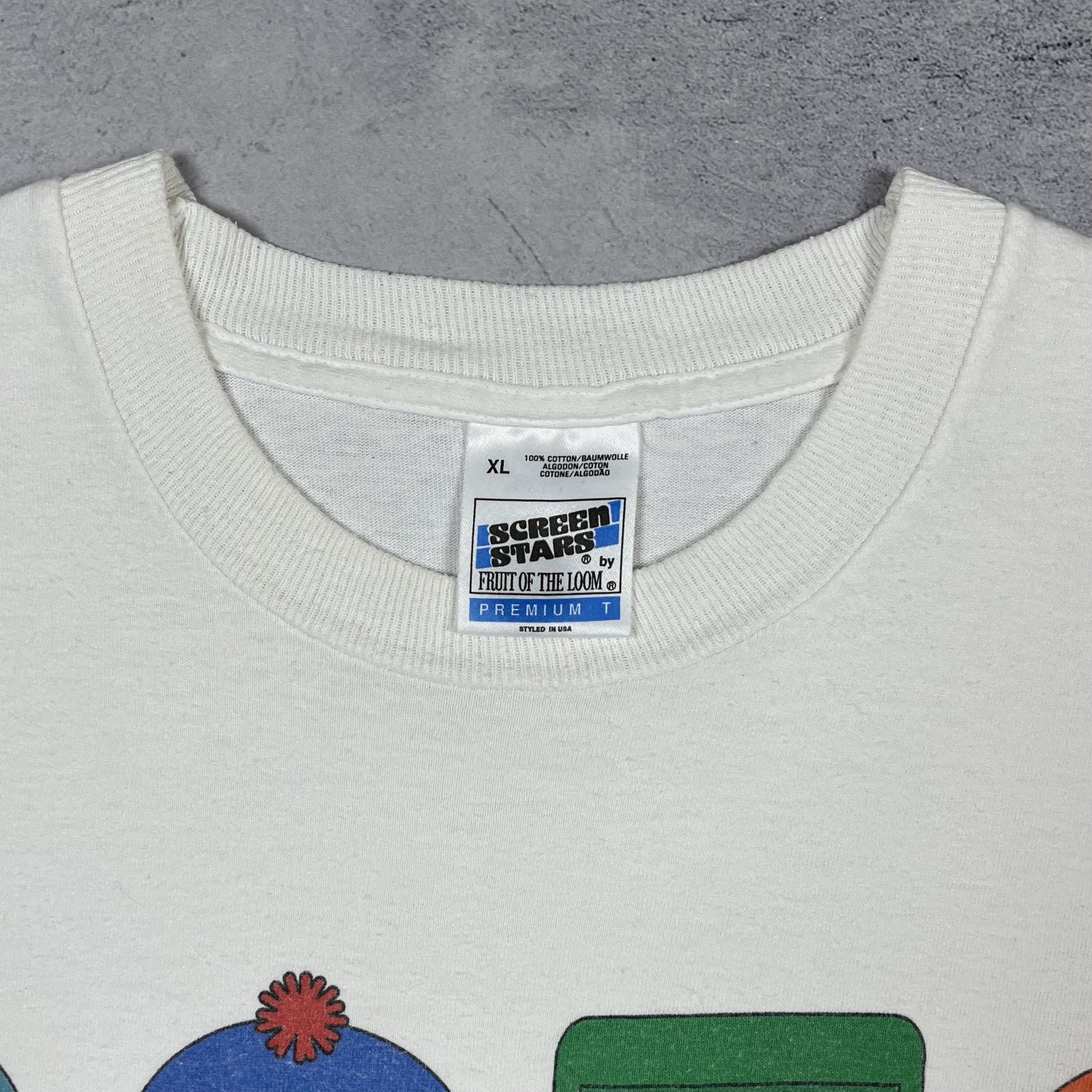 Cartoon Network Vintage South Park Cartoon Funny T Shirt 1998 Size US XL / EU 56 / 4 - 8 Thumbnail