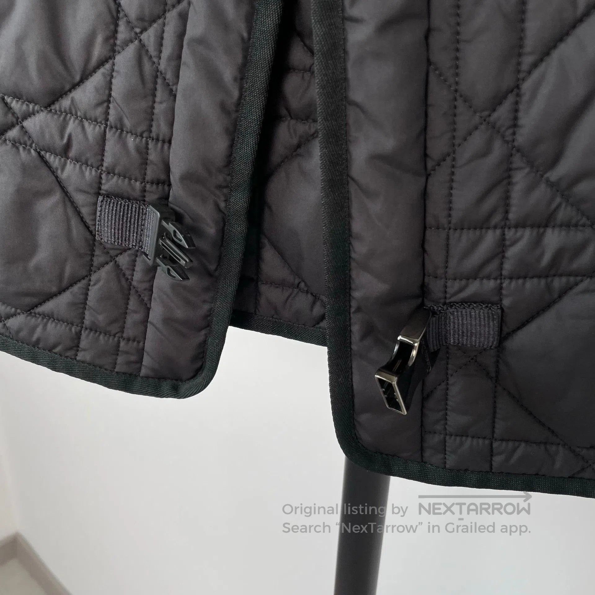 Dior Dior Black Short Quilted Diamond Jacket. Size XXS / US 00 / IT 34 - 3 Thumbnail