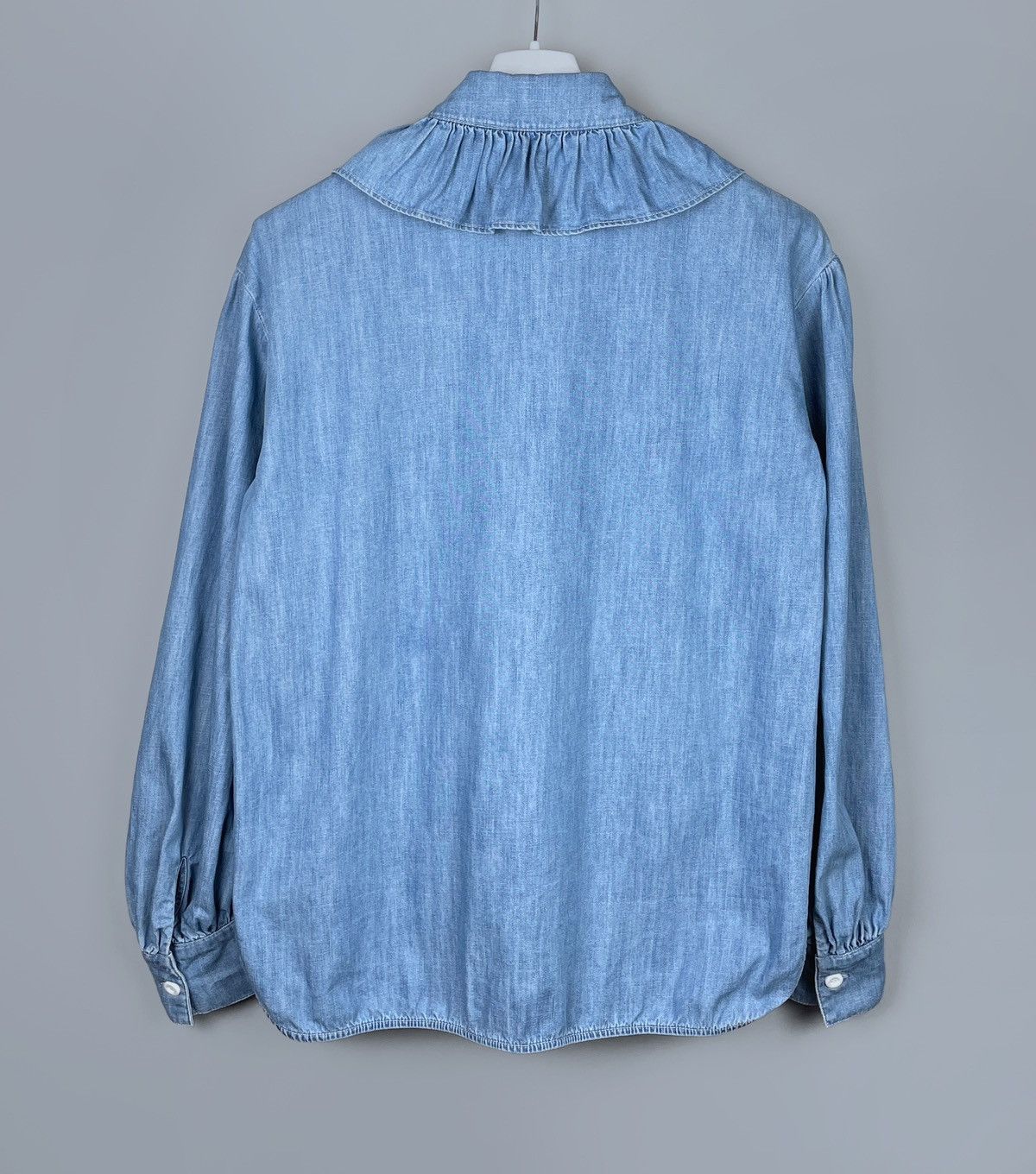 See by Chloe See By Chloe Frill Collar Denim Shirt Eternal LS Size 38 Size S / US 4 / IT 40 - 7 Thumbnail