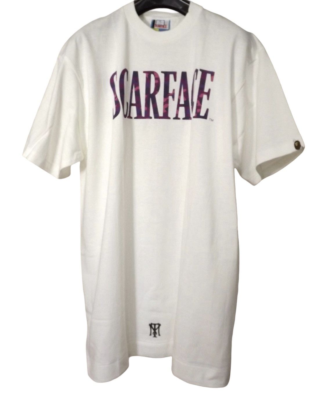 Bape VERY RARE OG 2006 A BATHING APE X SCARFACE PURPLE CAMO TEE Size US L / EU 52-54 / 3 - 1 Thumbnail