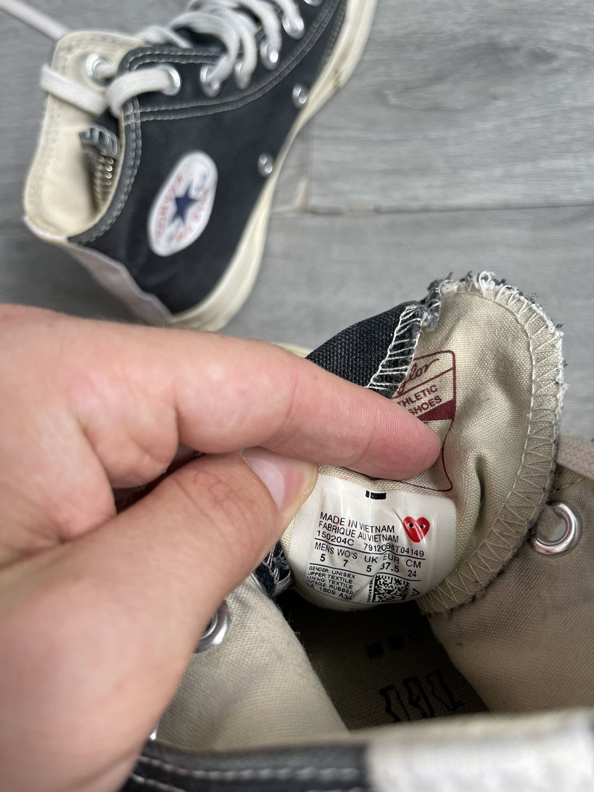 Converse comme des garçons homme 2016 on sale