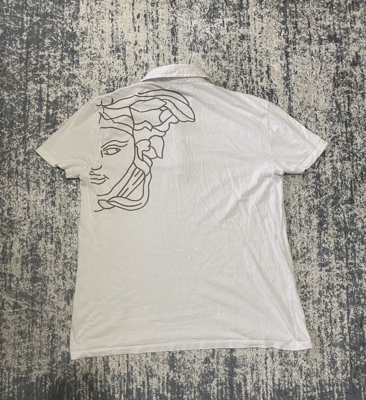 Versace Luxury Versace collection polo shirt with big medusa on back Size US M / EU 48-50 / 2 - 5 Thumbnail