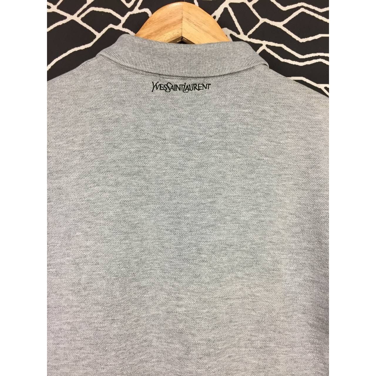Yves Saint Laurent Vtg YSL Yves Saint Laurent Pour Homme Pocket Polo Tee Size US M / EU 48-50 / 2 - 6 Thumbnail
