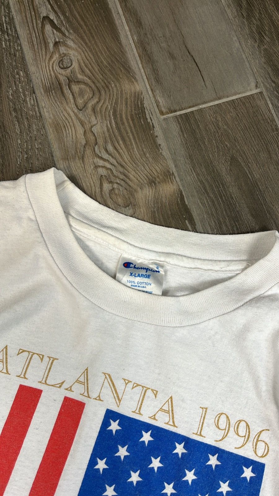 Champion × Vintage Rare❗️Vintage Champion Atlanta 1996 Olympic Games tee Size US XL / EU 56 / 4 - 5 Thumbnail