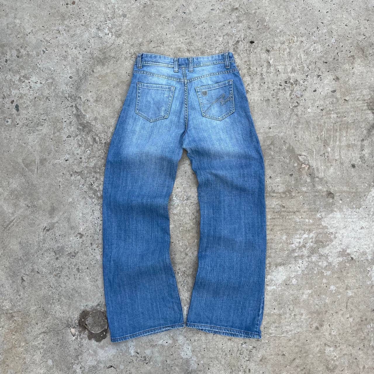 GIA BORGHINI Vintage Japanese Style Women’s Flared Gina Benotti Jeans Size 25" / US 0 / IT 36 - 2 Thumbnail