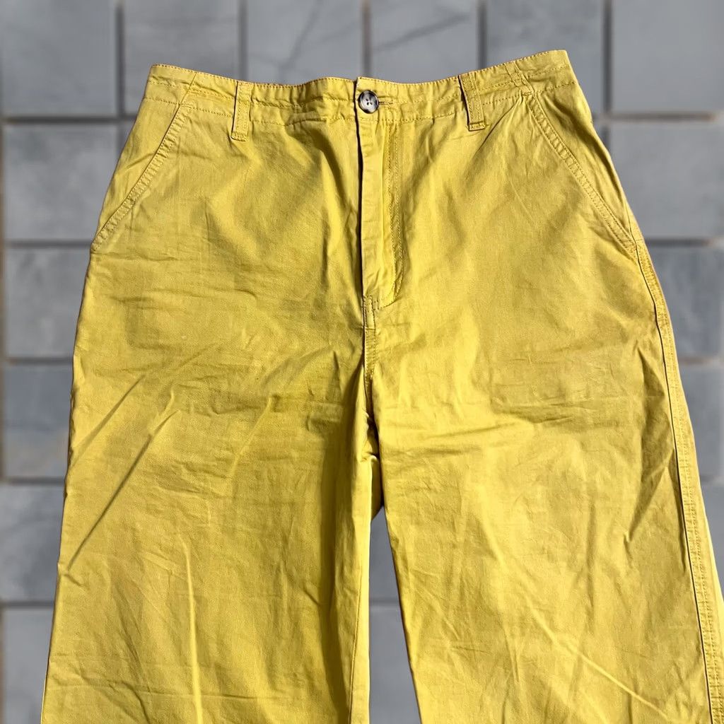 Vintage Sundance Pants Womens 6 Straight High Rise Cotton Chino Pant Yellow Adult Womens 6 Size 28" / US 6 / IT 42 - 1 Thumbnail