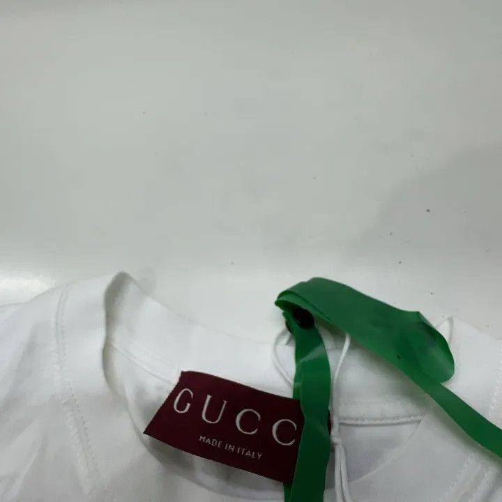 Gucci Gucci Logo Print White T-Shirt for Women-2507 Size M / US 6-8 / IT 42-44 - 4 Thumbnail