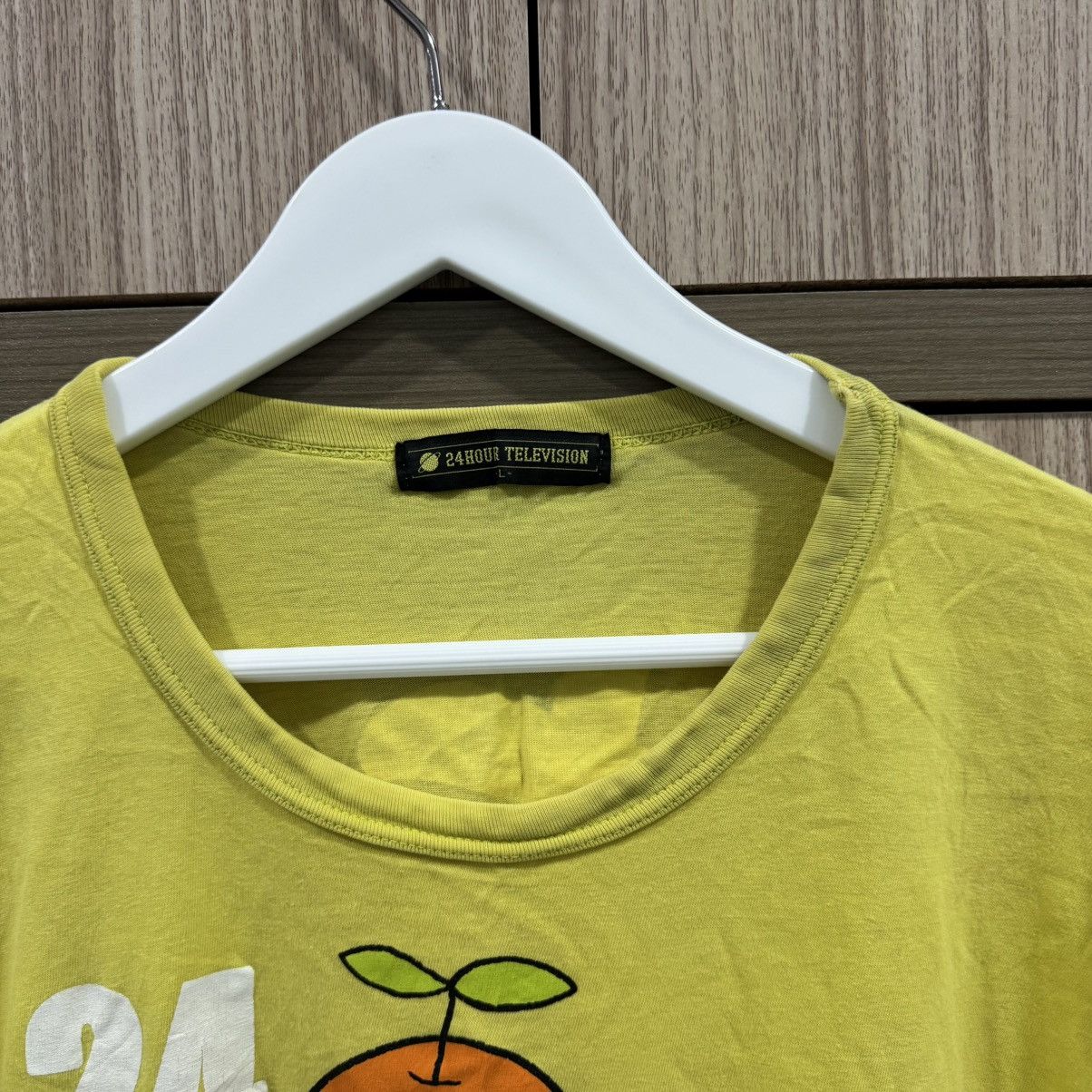 Japanese Brand Vintage 24 Hour Television Tee Size US L / EU 52-54 / 3 - 4 Thumbnail