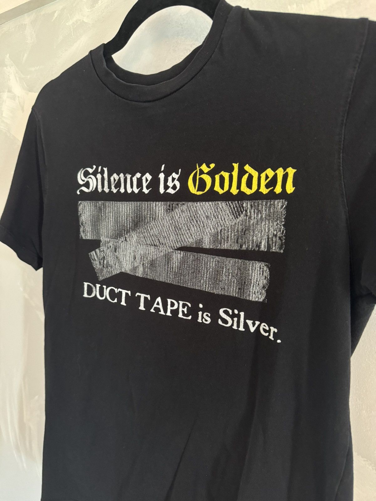 Band Tees G21 Against All Authority Duct Tape Is Silver Black T-Shirt Size US S / EU 44-46 / 1 - 2 Thumbnail