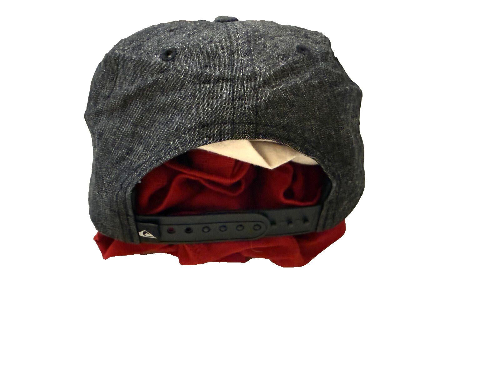 Quiksilver Y2K Quiksilver Hat Gray Camp Snapback Surf Skate Streetwear Size ONE SIZE - 5 Thumbnail