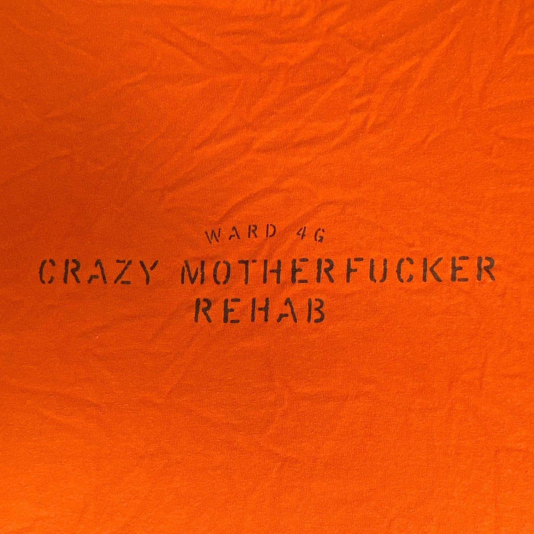 Delta Vintage Y2K Crazy Humor Shirt Insane Rehab Funny Punk Tee Size US L / EU 52-54 / 3 - 3 Thumbnail