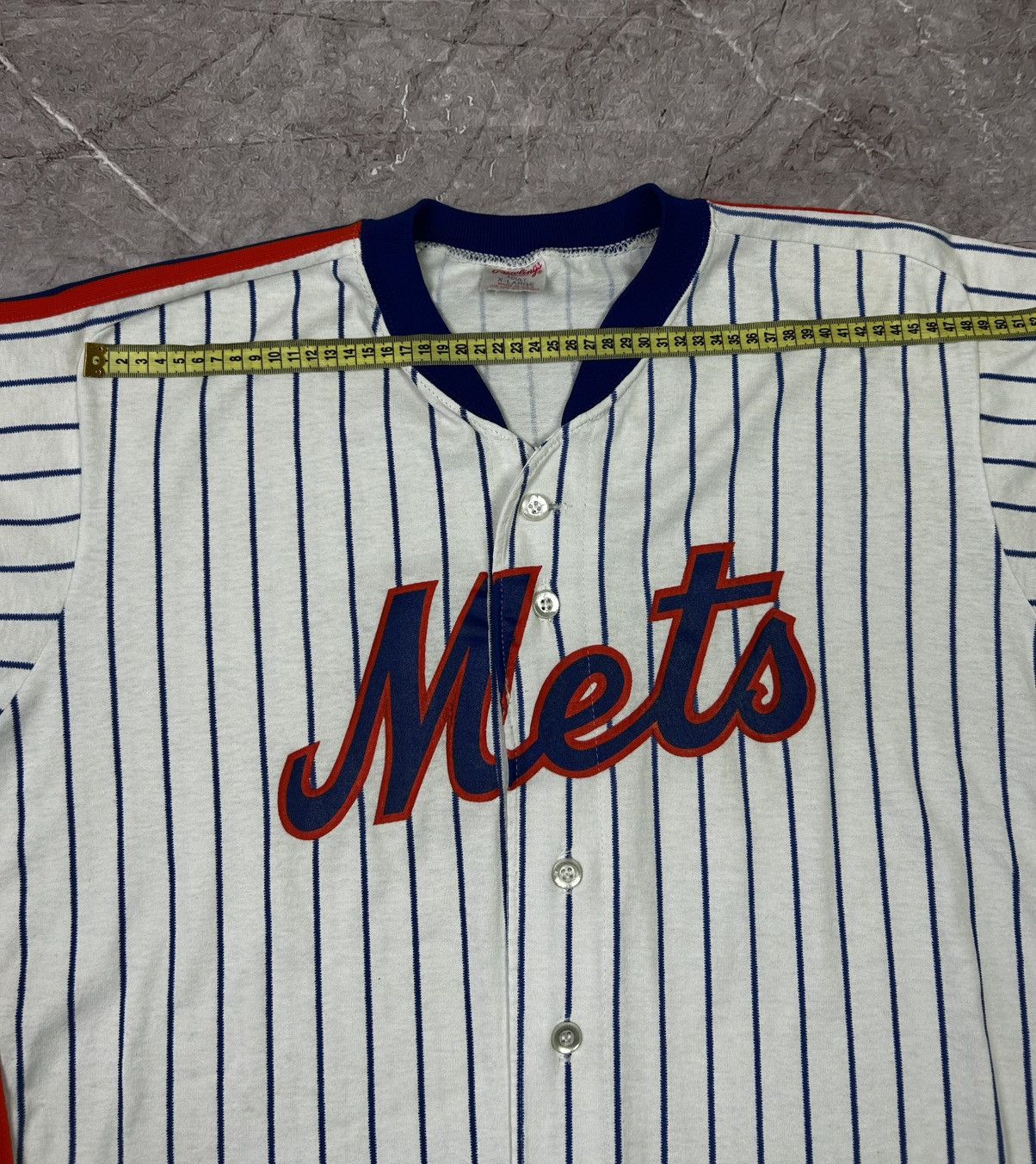 MLB Major League Mets MLB made in usa White Jersey Size US XL / EU 56 / 4 - 9 Thumbnail