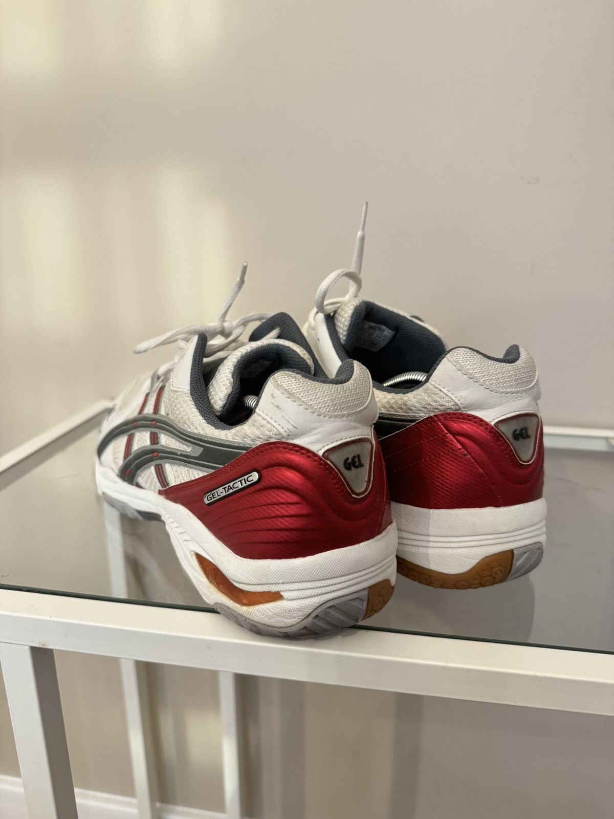 Asics × Vintage Asics white gel tactic sneakers vintage gorpcore 90s 00s Size US 12 / EU 45 - 4 Thumbnail