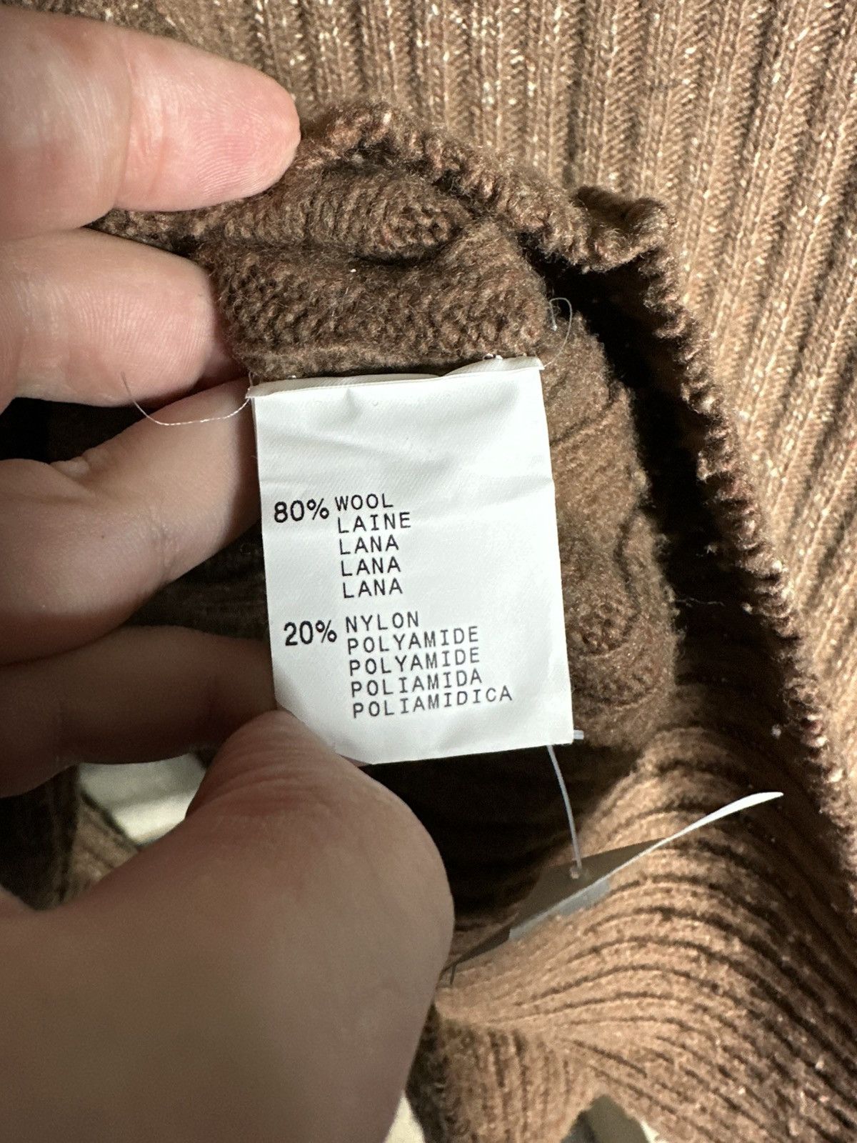 Marlboro Classics Marlboro Classics Wool Knit Zip Sweater Brown Men’s XXL Size US XXL / EU 58 / 5 - 5 Thumbnail
