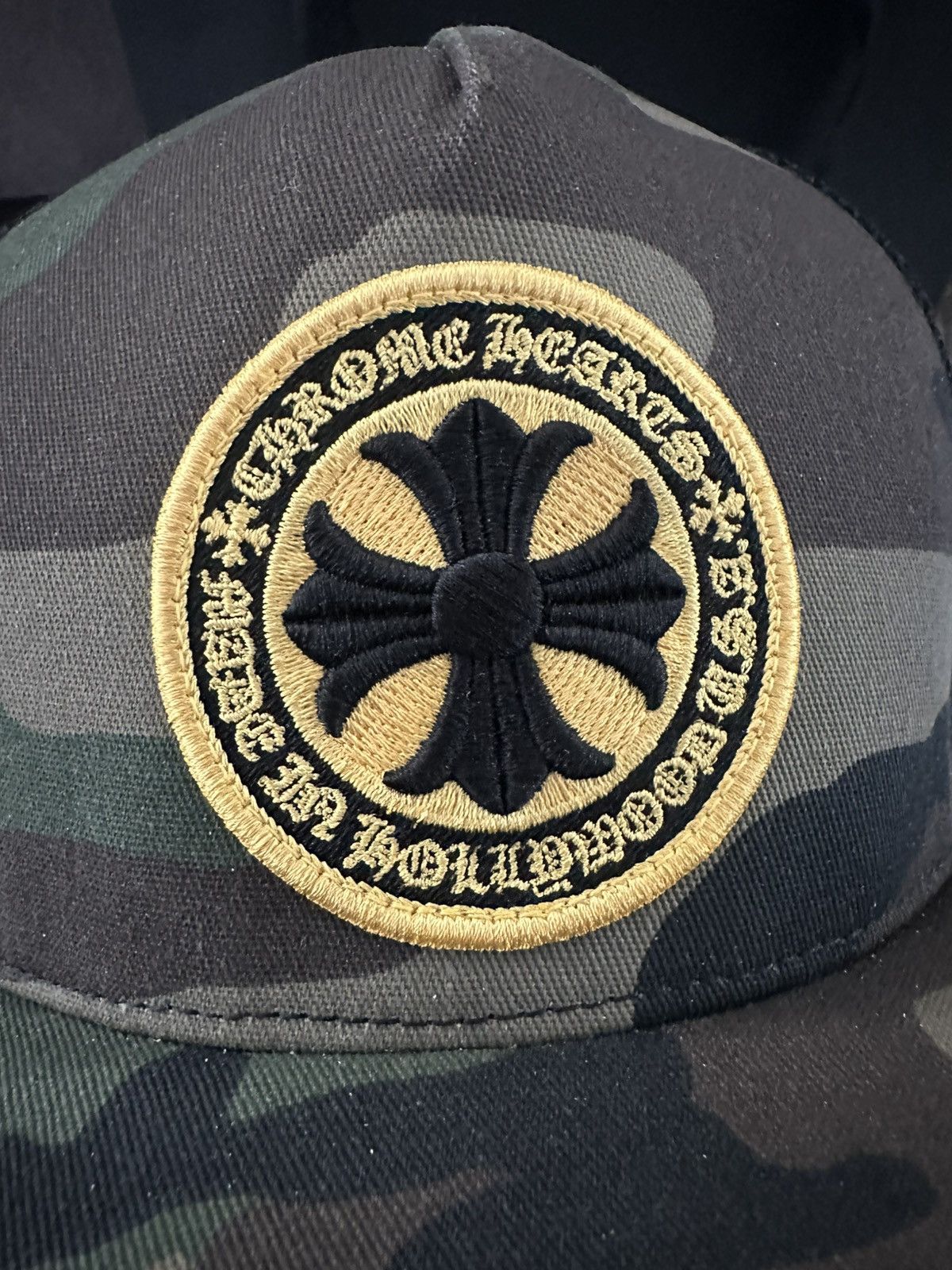 Chrome Hearts Chrome Hearts Camo Plus Cross Seal Hat Size ONE SIZE - 3 Thumbnail