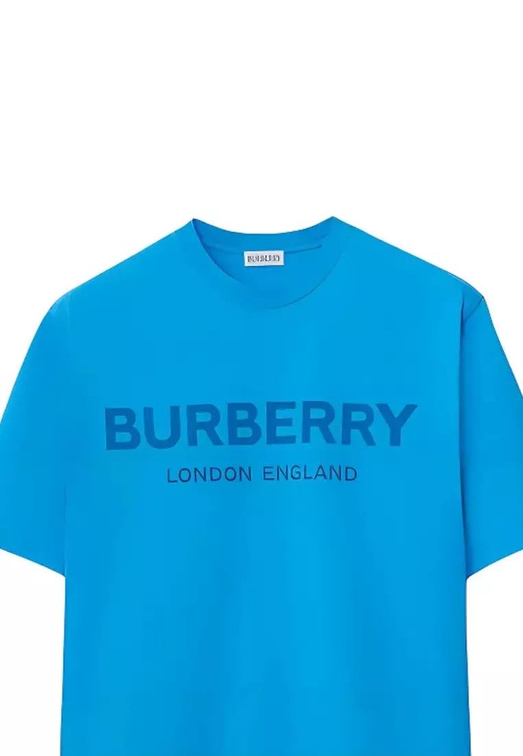 Burberry o1w1db10326 Ellison Logo T-Shirt in Blue Size US S / EU 44-46 / 1 - 3 Thumbnail
