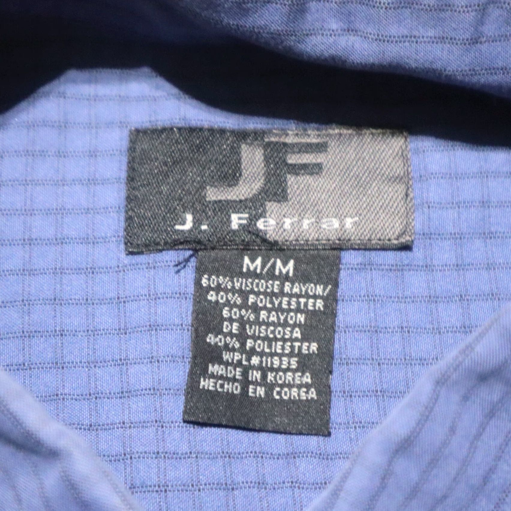 Other J Ferrar Shirt Men’s Plaid Long Sleeve Button-Up Size M Bl Size US M / EU 48-50 / 2 - 3 Thumbnail