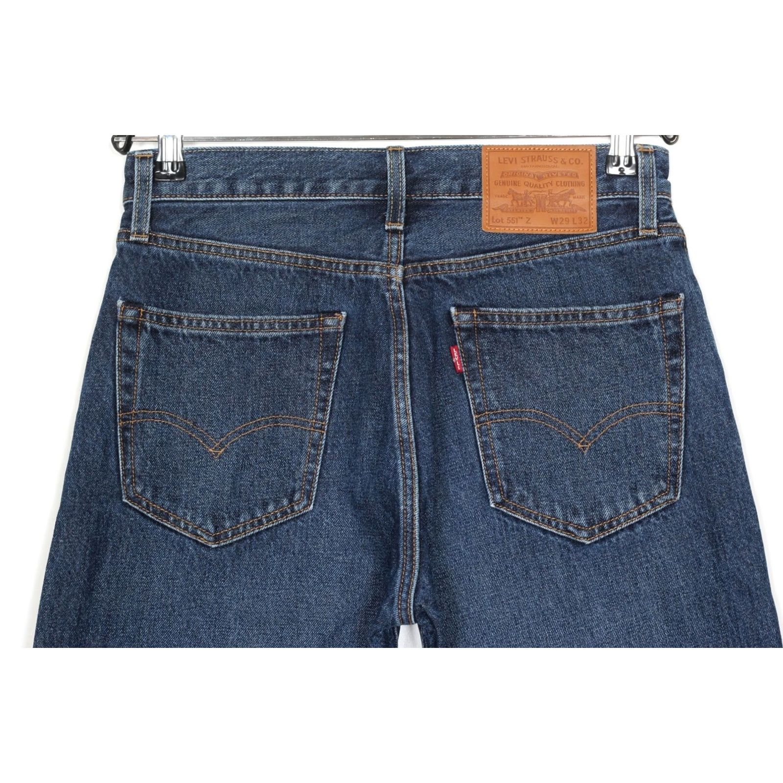 Levi's LEVI’S 551 Z PREMIUM Jeans Men 29/32 Blue Cotton Hemp 5-Pocket Straight DZ6467 W29 L32 Size US 29 - 4 Thumbnail