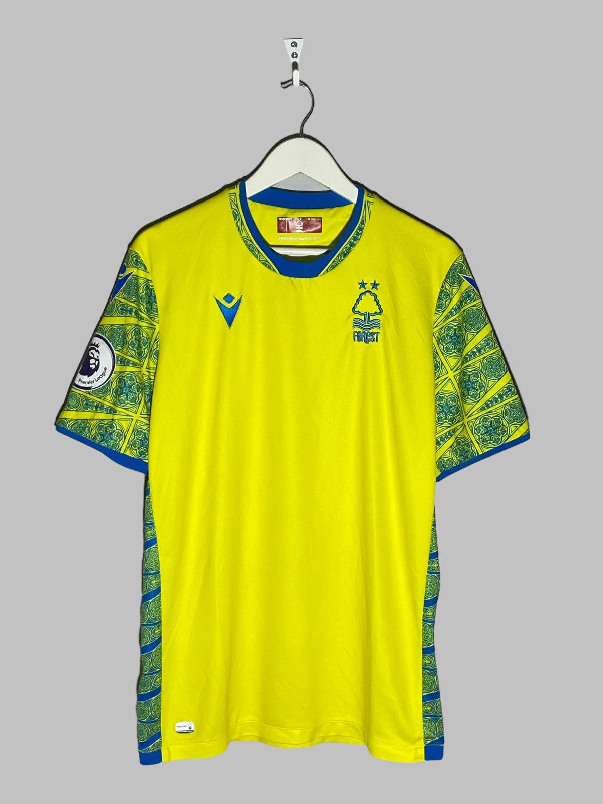Macron #10 Gibbs-White Nottingham Forest Macron 2022/23 Away Jersey Size US XL / EU 56 / 4 - 1 Thumbnail
