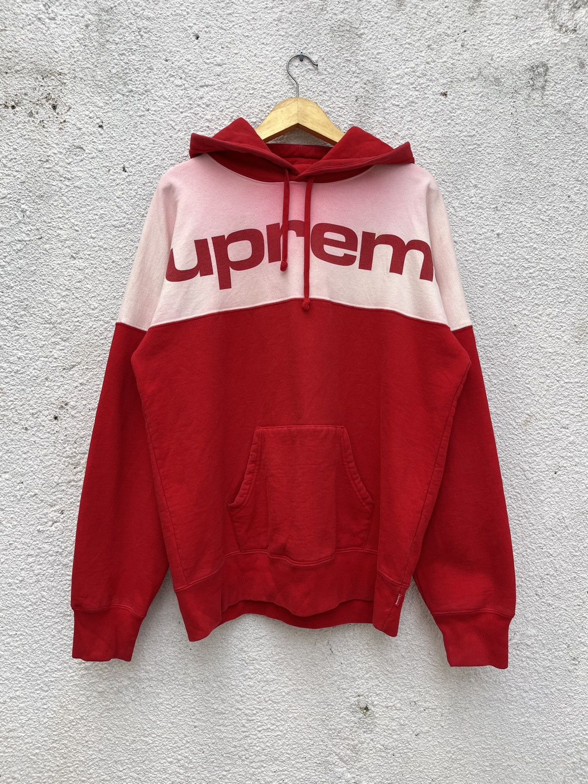 Supreme FW17 Supreme Blocked Two Tone Hoodie Size US L / EU 52-54 / 3 - 1 Thumbnail