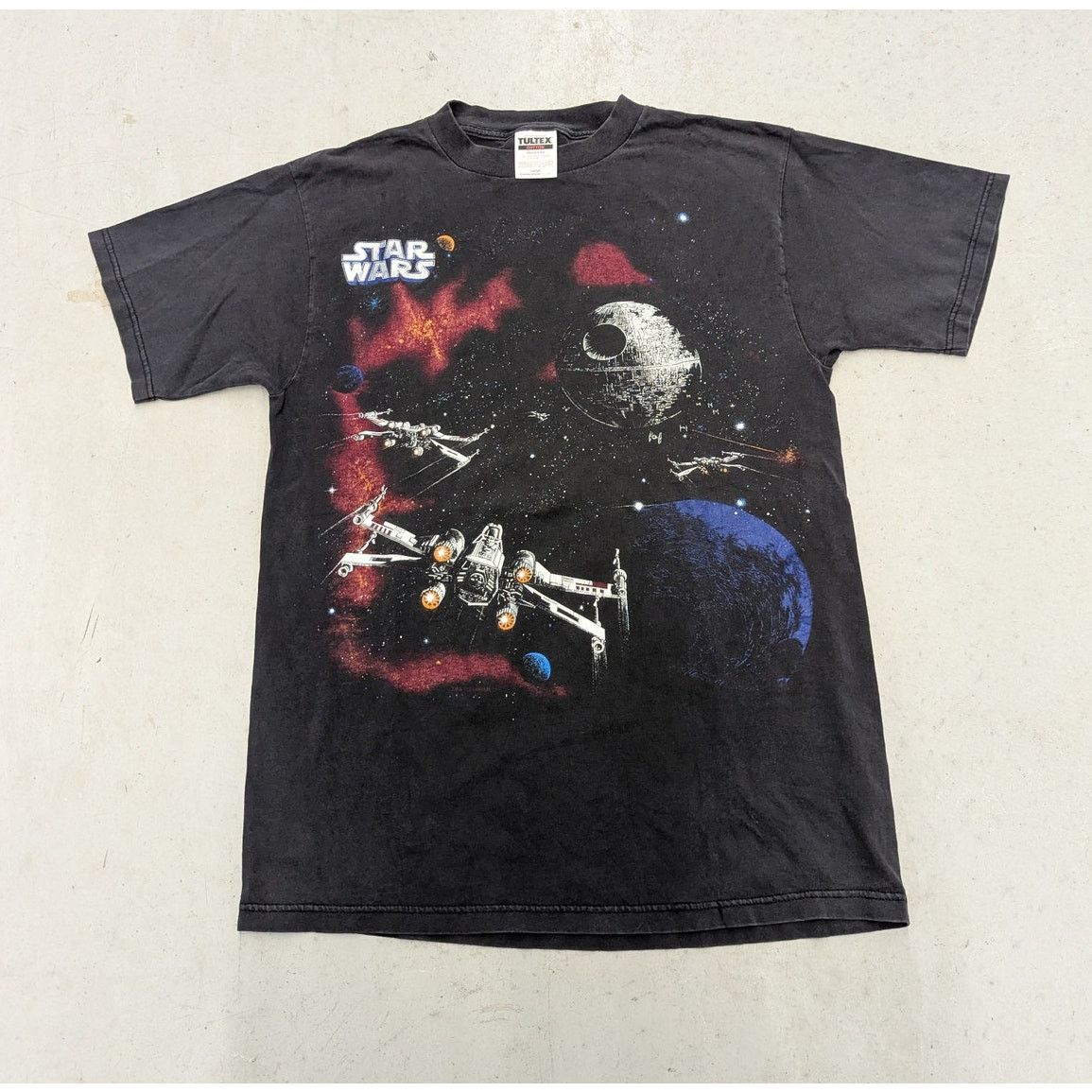 【新品】Kith Star Wars Jedi Vs Sith Vintage Kith x STAR WARS Jedi Vs Sith Vintage Tee Black Men's - FW21