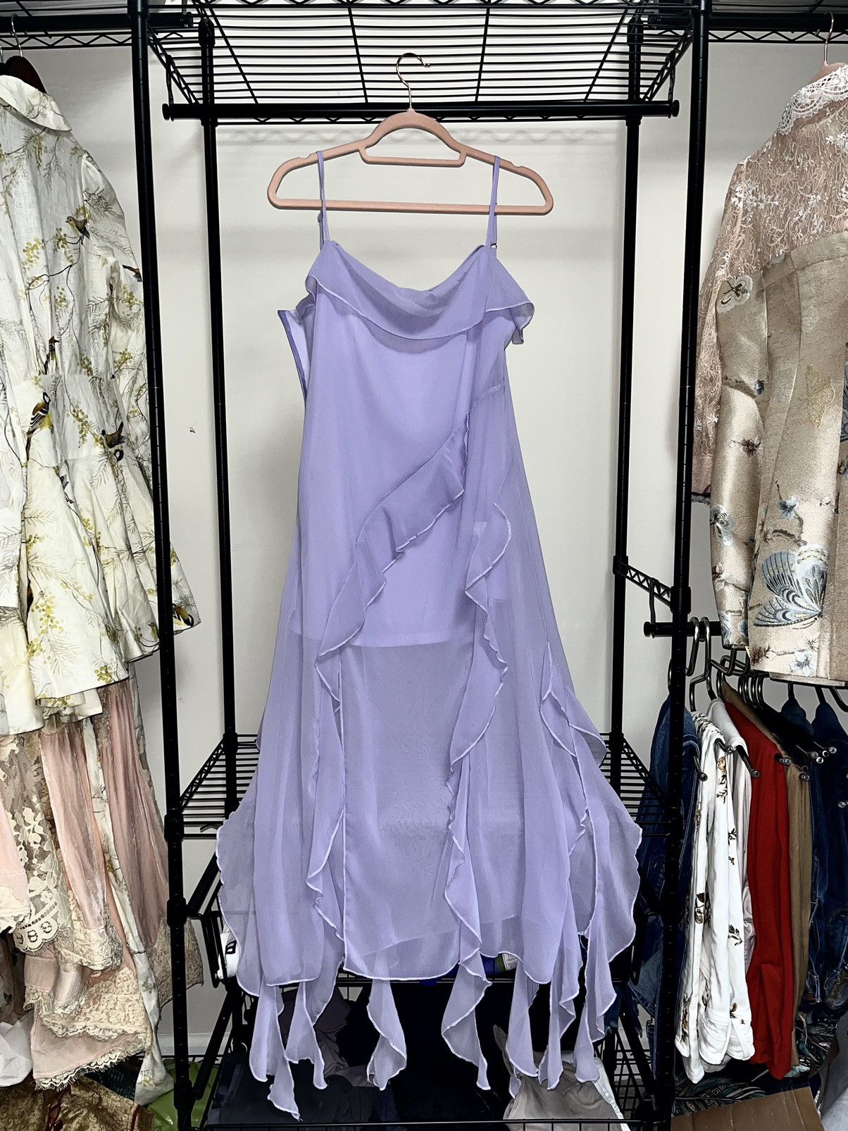 Other Ankle-Length Purple Dreamy Dress Size S / US 4 / IT 40 - 2 Thumbnail