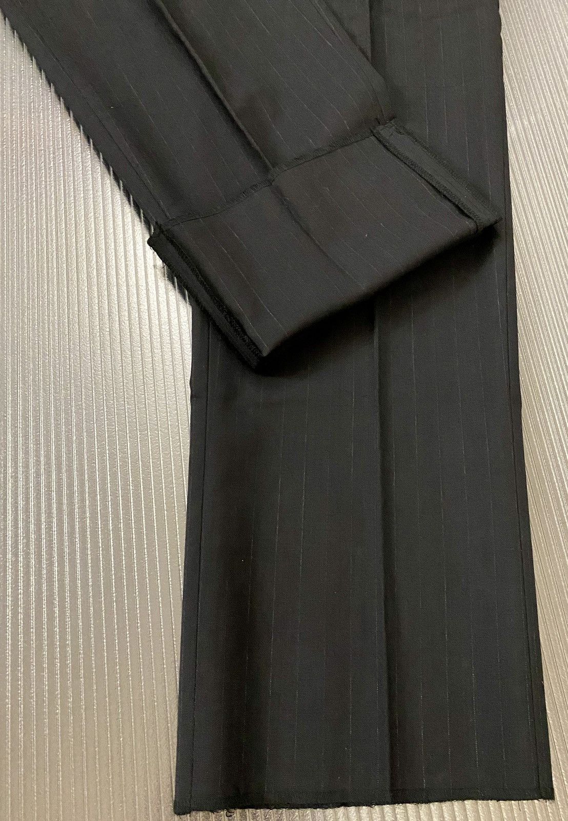 Y's Y’s yohji yamamoto 🇯🇵 Nero mute pinstripe wool slacks 3 NWT Size US 36 / EU 52 - 4 Thumbnail