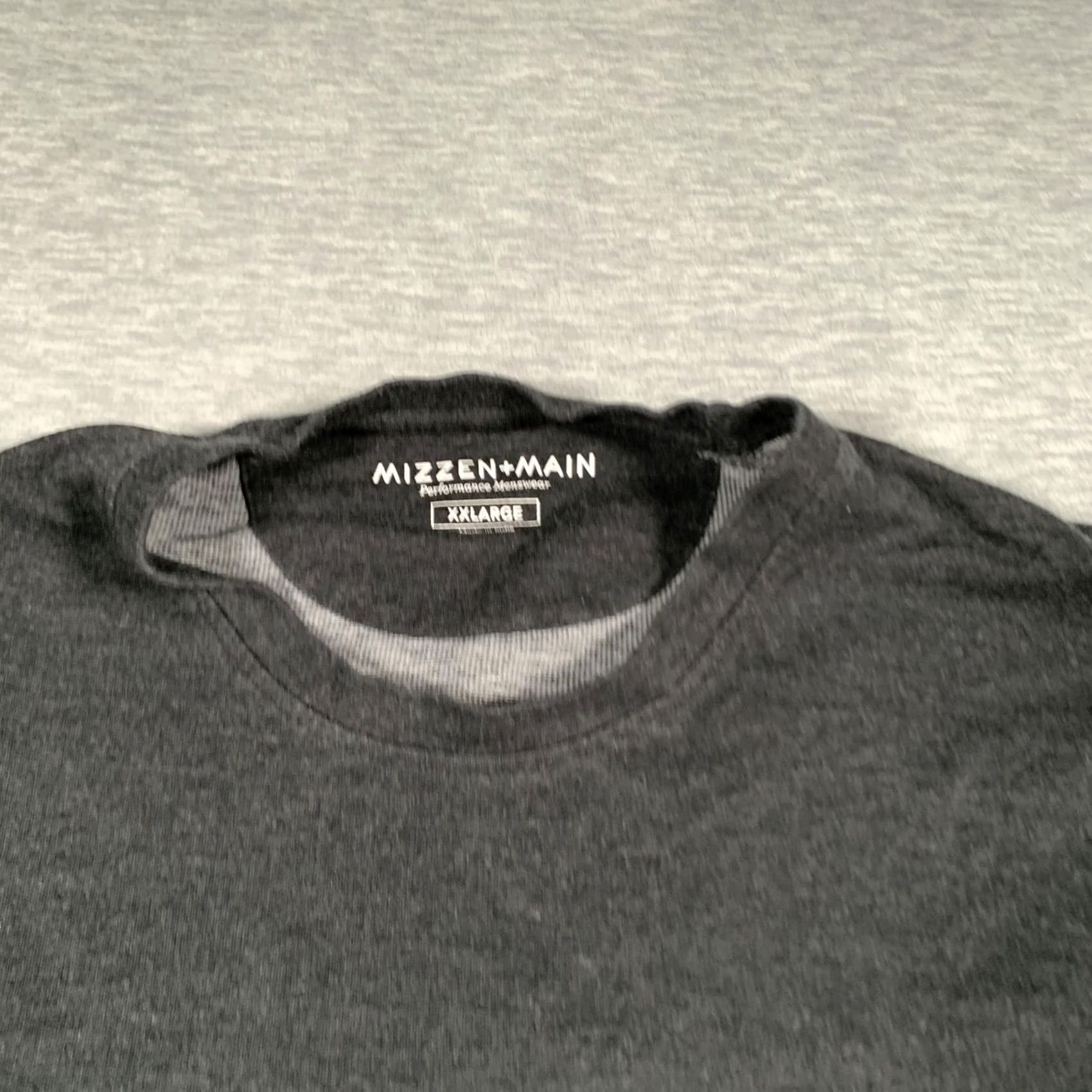 Mizzen+Main Mizzen + Main Sweater Mens 2XL Gray Crewneck Performance Pullover Long Sleeve Size US XXL / EU 58 / 5 - 4 Thumbnail