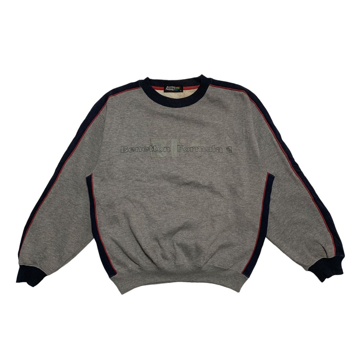 Benetton Vintage Benetton Formula 1 Racing Team Sweatshirt Size US M / EU 48-50 / 2 - 1 Thumbnail