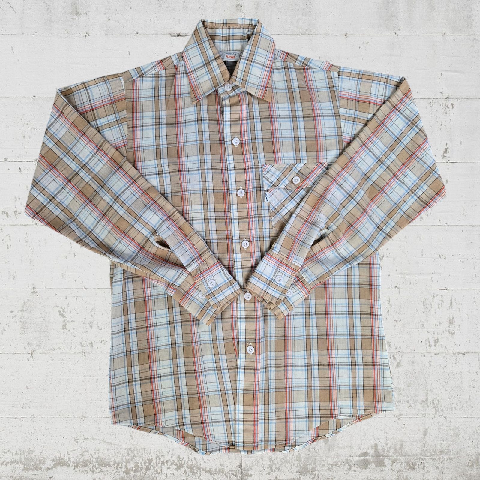 Levi's 70s Levi's Plaid Button Down XS Size US XS / EU 42 / 0 - 10 Thumbnail