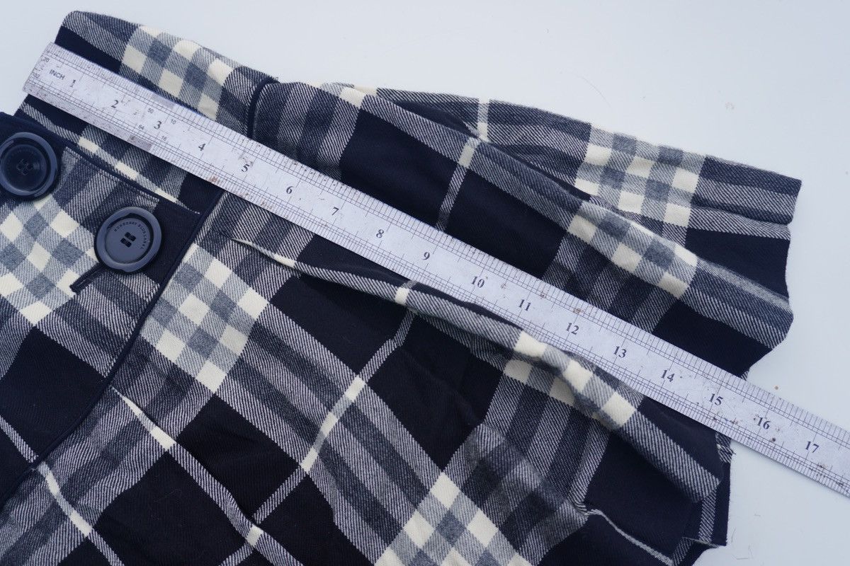 Burberry Burberry London Blue Label Mini Skirt Plaid Balck White 38 Size 33" - 7 Thumbnail