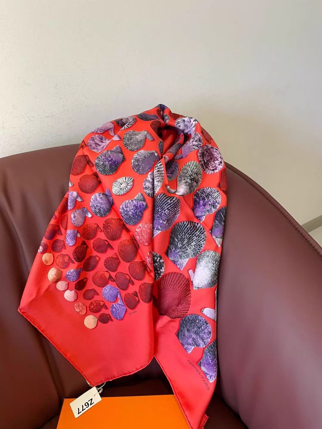 Hermes Hermès Shell Scarf 90x90 New Size ONE SIZE - 2 Thumbnail