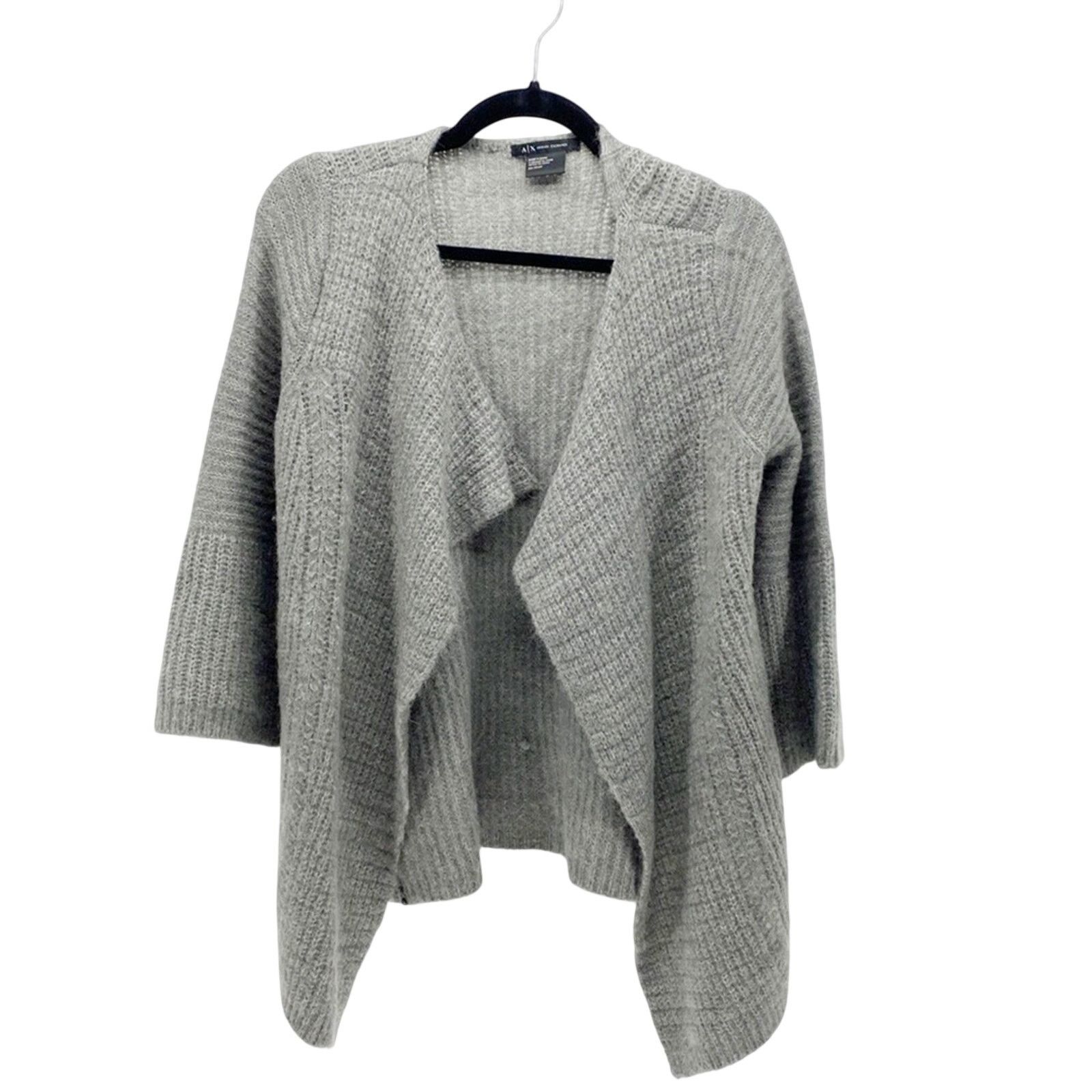 Armani Exchange Armani Exchange wool blend waterfall open cardigan size XS Size XS / US 0-2 / IT 36-38 - 1 Thumbnail